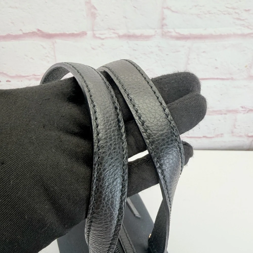 Gucci Black Canvas Top Handle Boston Bag - Picture 8 of 13